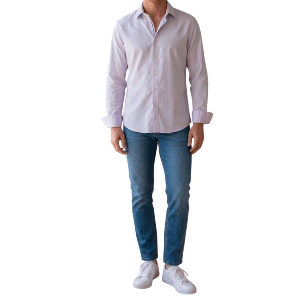TED BAKER Endurance Long Sleeve Button Down Shirt Size XL 17.5 32/33